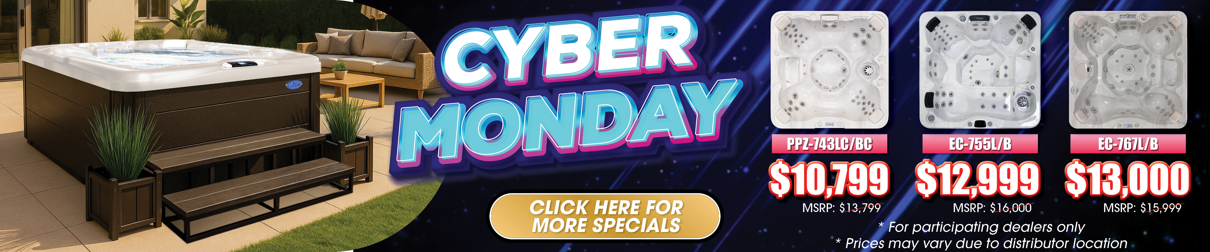 Calspas hot tub being used in a family setting - Marietta